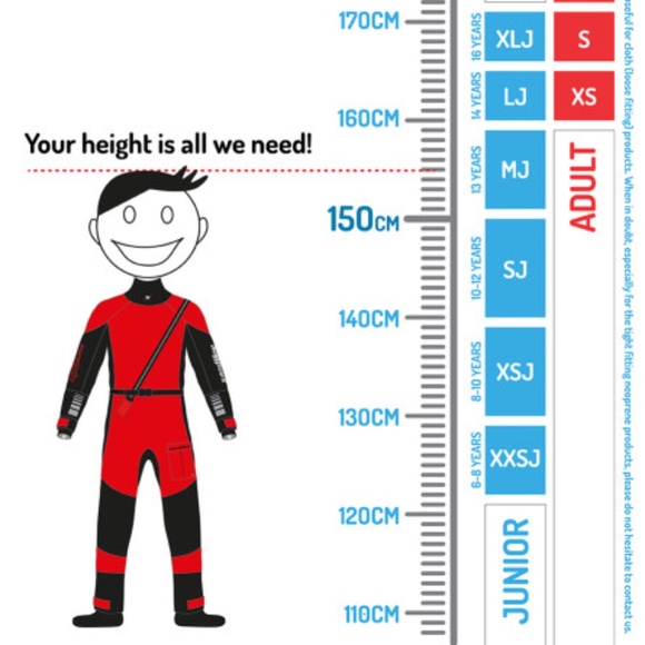 Sandiline Kids Drysuit Rising Star Pro Size XSJ - Picture 6 of 6